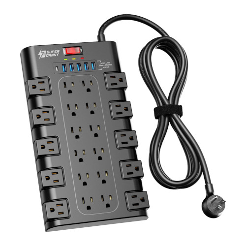 Surge Protector with USB Charging Ports